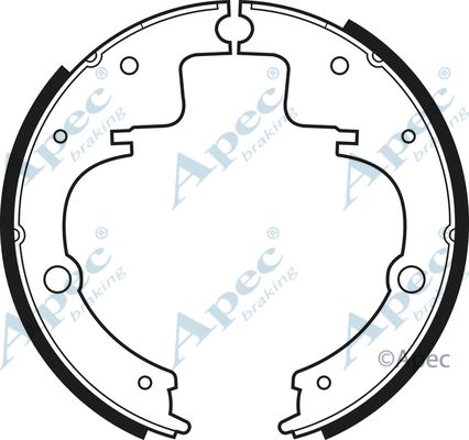 APEC BRAKING Piduriklotside komplekt SHU180